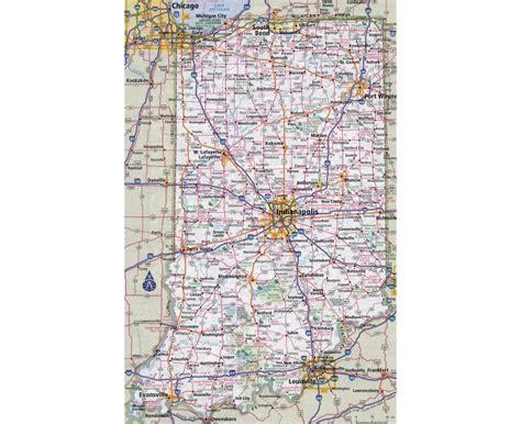 Maps Of Indiana Collection Of Maps Of Indiana State Usa Maps Of