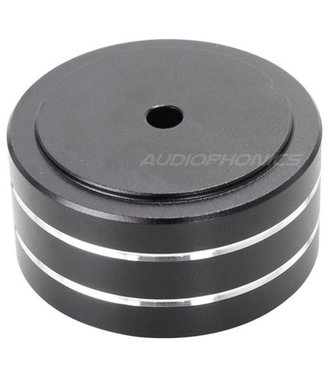 Aluminium Damping Foot 39x21mm M4 Black Unit Audiophonics