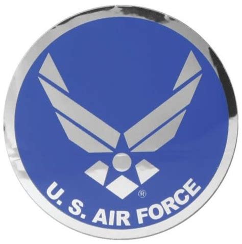 Us Air Force Symbol 3 Round Reflective Sticker Gear Up Surplus