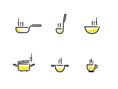 Kitchen Line Icons Uplabs