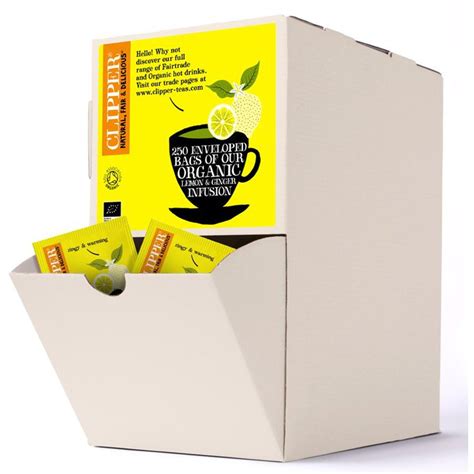 Clipper Organic Lemon Ginger Tea 250 Bags Clipper