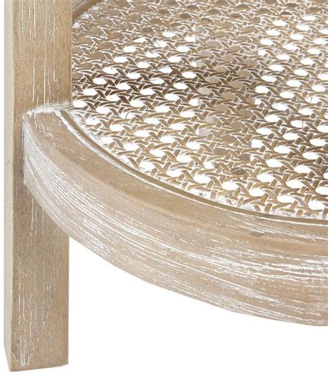 Olliix By Martha Stewart Reclaimed Wheat Harley Round Accent Table