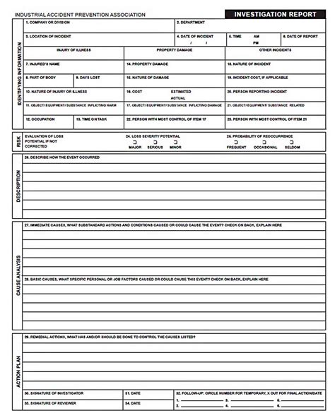 You will have to write all the important points and you cannot miss put on anything.there has to be special format, which you will have to follow, and in case you leave room for errors, then you will be harassed on the first place. Sample Investigation Report Template | will work Template ...