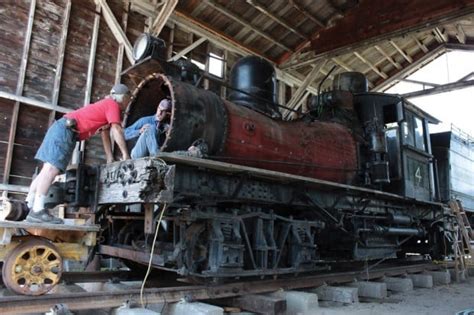 Steam Locomotive Undergoes Restoration In Libby