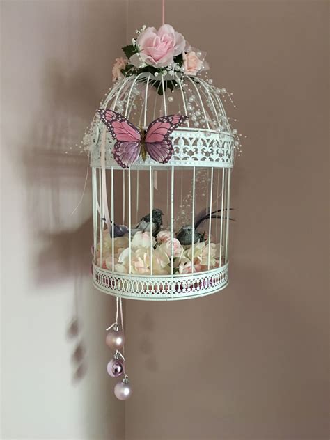 My Decorated Bird Cage Bird Cage Decor Bird Cage Centerpiece