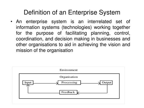 PPT - Definition of an Enterprise System PowerPoint Presentation, free download - ID:445918