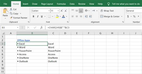 Ways To Create A Bulleted List In Microsoft Excel Laptrinhx Hot Sex Picture