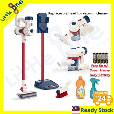 Children Vacuum Cleaner Pretend Play Toy Set Real Suction Simulation