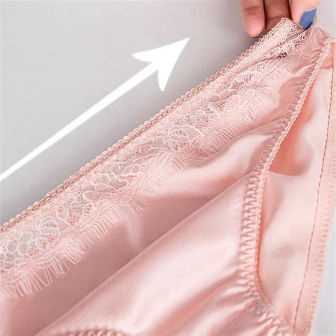 custom oem ladies 100 pure silk underwear real silk panties low waist smooth breathable
