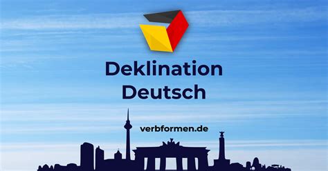 Declension of German words - nouns, adjectives and pronouns
