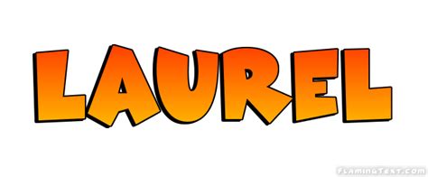 Laurel Logo Herramienta De Diseño De Nombres Gratis De Flaming Text