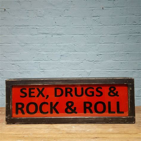Large Illuminated Sex Drugs And Rock And Roll Sign Electric In Wimbledon London Gumtree