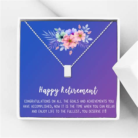 Best gift for jewelry lovers: Anavia - Anavia Happy Retirement Necklace, Retirement ...