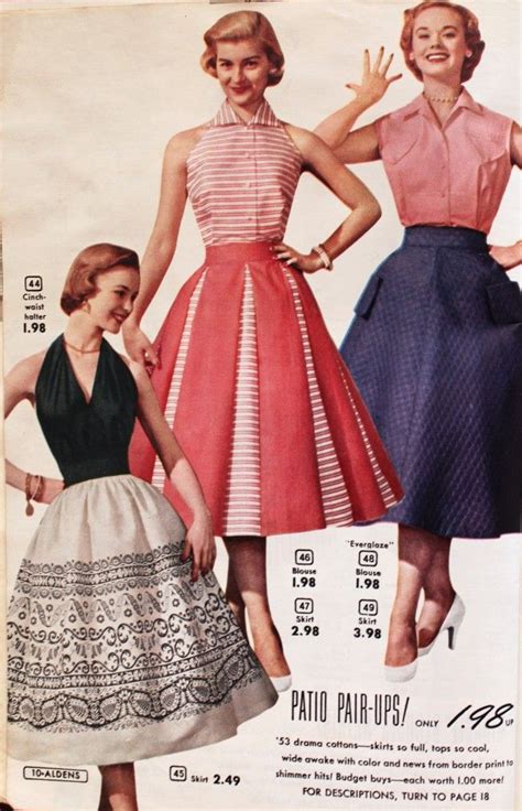 what were the fashion trends in the 1950s depolyrics