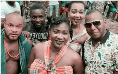 Mercy Johnsons Movie Set Photos Causing Distraction On The Social Medianaijagistsblog Nigeria