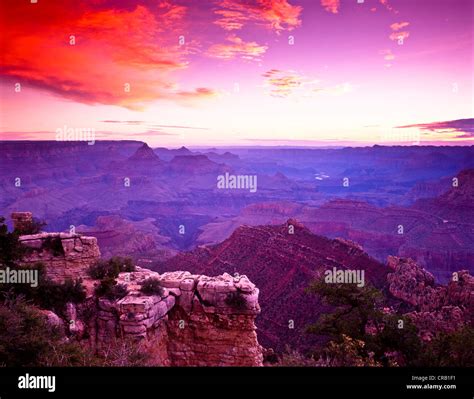 A Beautiful Sunrise From Grandview Point On The South Rim Of The Grand