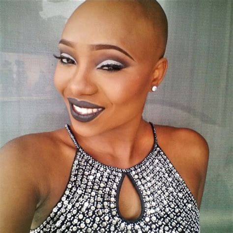 19 stunning black women whose bald heads will leave you speechless black women hair loss