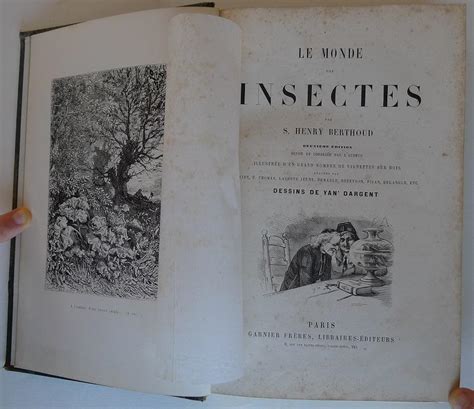 Le Monde Des Insectes By Berthoud Henry Et Yan Dargent Assez Bon