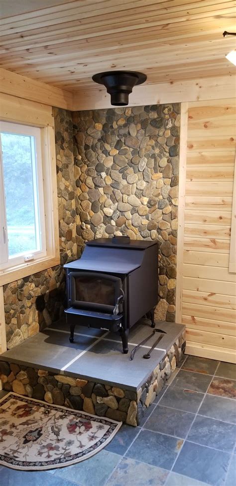 33 Faux Stone Panels Behind Wood Stove Ideas Refined Ideas