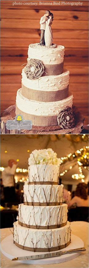 Say I Do To These Fab 20 Rustic Burlap Wedding Cakes Wedding Cake