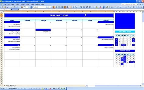 The global community for designers and creative professionals. Monthly Event Calendar Template