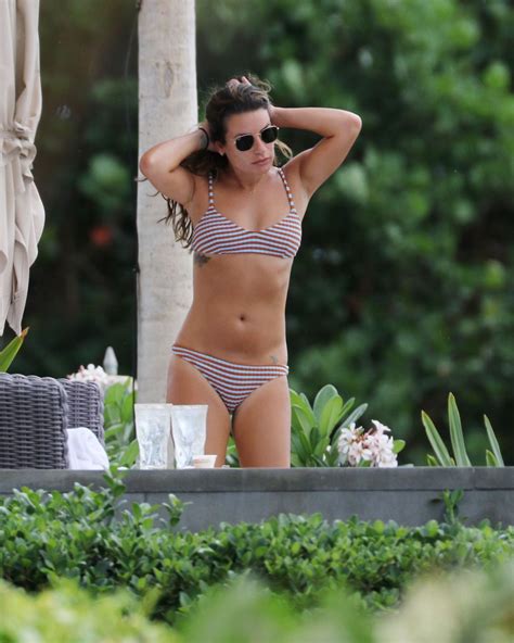 Lea Michele In Bikini On Vacation In Hawaii Hawtcelebs