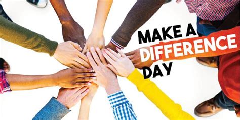 Opportunities For National Make A Difference Day Uconn Center For