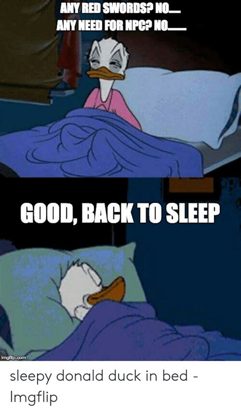 Donald Duck Meme Bed Template