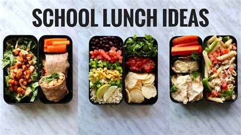 Vegan School Lunch Ideas Bento Box Easy Salad Recipes
