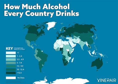 Map What Country Drinks The Most Alcohol Alcohol Map Drinks