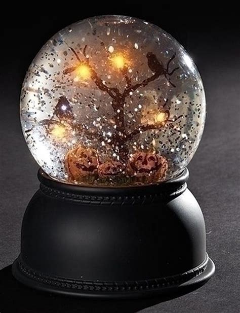 Jack O Lantern Led Waterglobe Snow Globes Musical Snow Globes