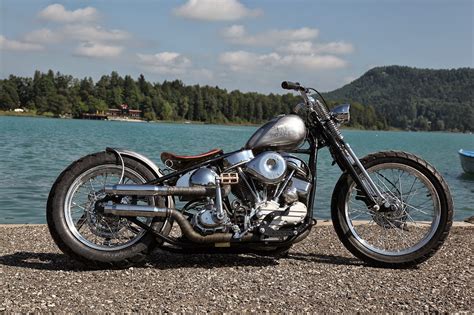 ϟ Hell Kustom ϟ Harley Davidson Panhead 1954 By Bobber Fl Motorcycles
