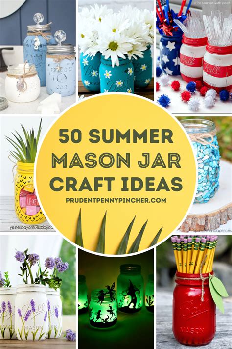 50 Mason Jar Summer Crafts Prudent Penny Pincher