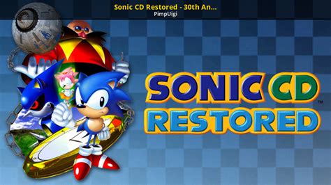 Sonic Cd Restored 30th Anniversary Edition Sonic Cd 2011 Mods