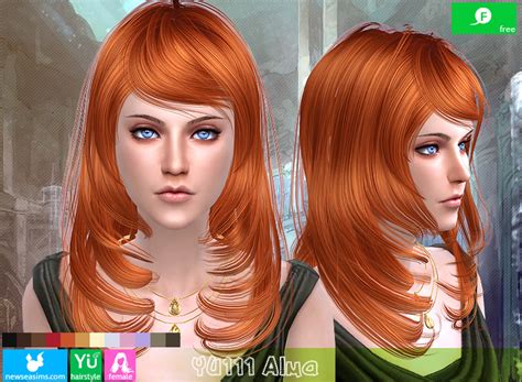 Sims 4 Ccs The Best Hair By Newsea