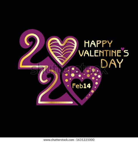Happy Valentines Day 2020 Red Raspberry Stock Vector Royalty Free 1631221000 Shutterstock