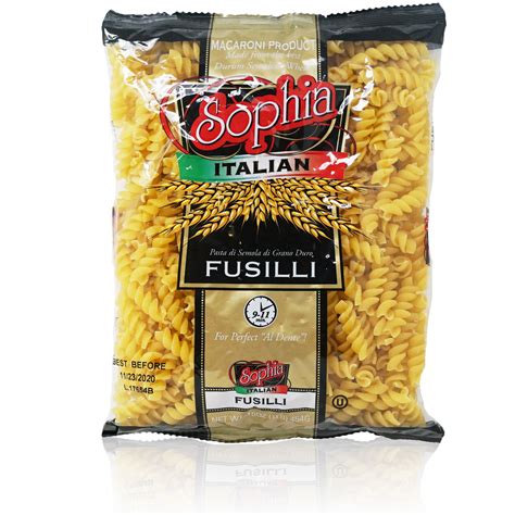 Sophia Pasta Fusilli Sophia Foods