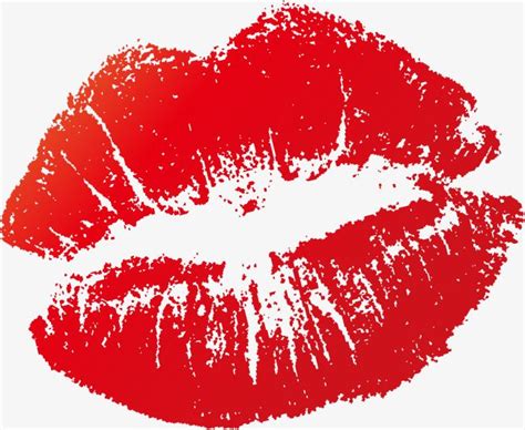 cartoon lips kiss lips red lips kiss marks fragrance elements incense kisses cute vector kisses