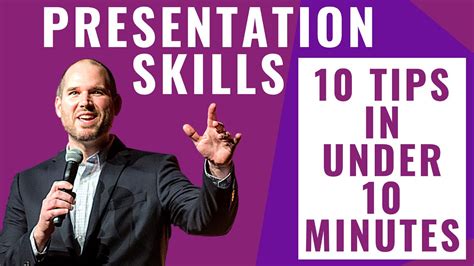 10 Tips On How To Give A Killer Presentation Youtube