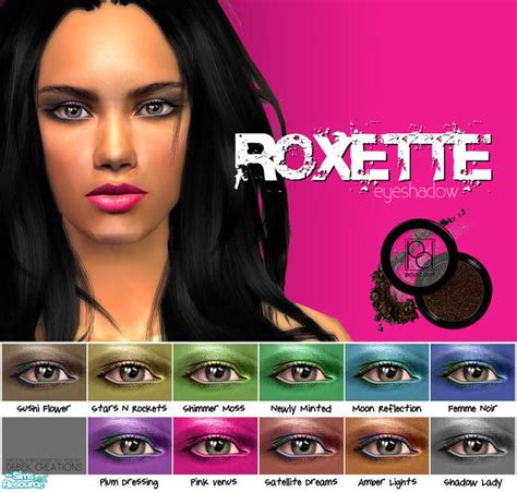 The Sims Resource Roxette Eyeshadow