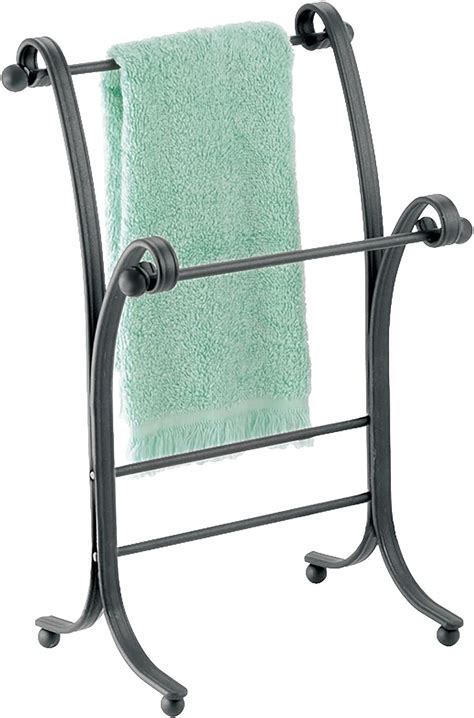 Mdesign Steel Countertop Hand Towel Holder 2 Tier