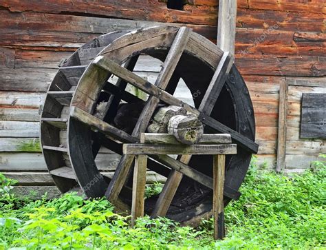 Vintage Water Mill Wheel — Stock Photo © Unkas 6868364