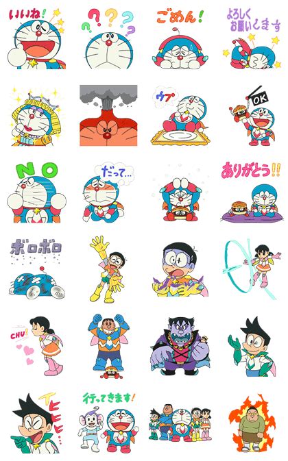 Doraemon The Movie 2015 Sticker For Line Whatsapp
