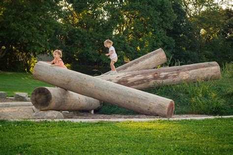 Fallen Log Playground Natural Outdoor Playspace Earthscape Play