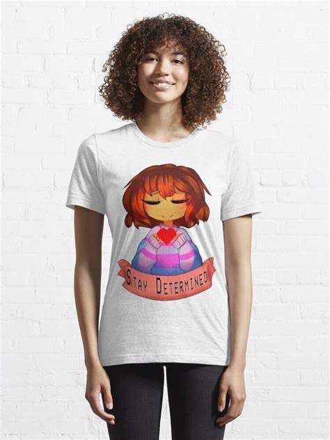 Undertale Stay Determined T Shirt For Sale By Kieyrevange