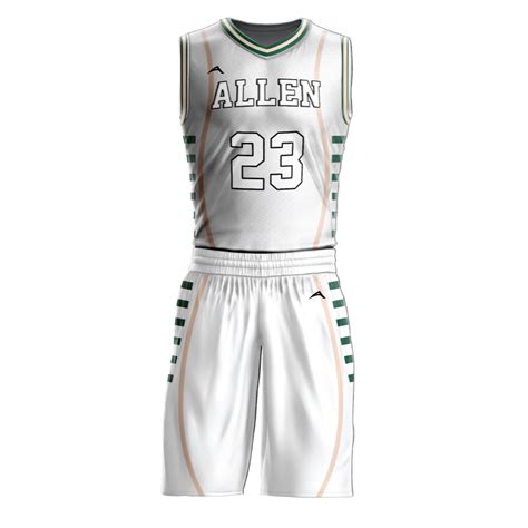 Basketball Uniform Pro 236 Away - Allen Sportswear