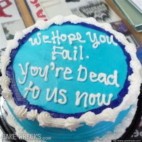 Cake Wrecks The Most Awkward Th Birthday And Retirement Cakes