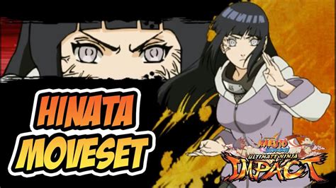 Naruto Ultimate Ninja Impact PSP Hinata Moveset YouTube