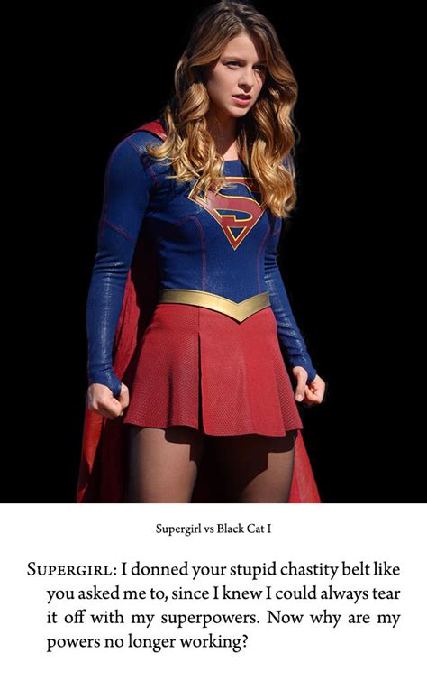 Femdom Captions Supergirl In Chastity