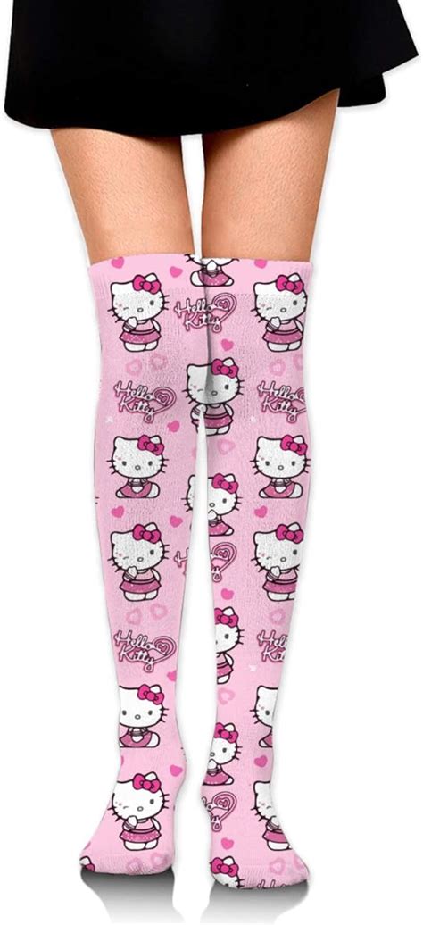 Over Knee Socks Nifty Hello Kitty Casual High Stockings Warm Long Stockings For Women Girls